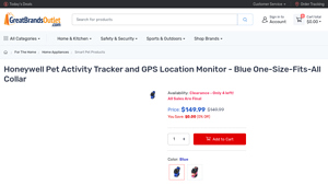 Honeywell - Pet Activity Tracker and GPS Monitor