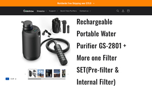 Greeshow - GS-2801 Portable Water Purifier