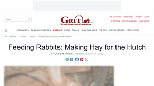 Grit - Rabbit Hay Essentials