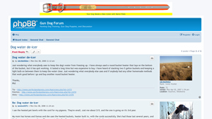 Gundog Forum - Heated Pet Products