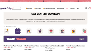 Happy and Polly - Cat Automatic Water Fountain Dispenser