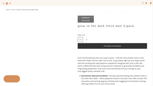 Harry Barker - Glow In The Dark Fetch Ball 2-Pack