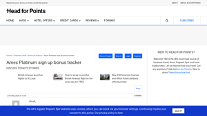 Amex - Platinum Card Sign-Up Bonus Issues