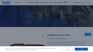 Hunan HKT Technology - LoRaWAN GPS Cattle Tracker