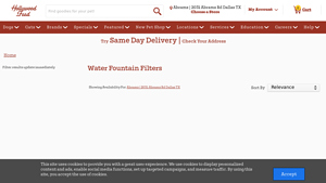 Hollywood Feed - Water Fountain Filters