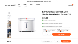 Homerun Pet - Pet Water Fountain CF20