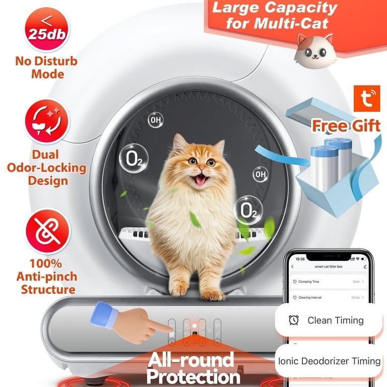 An application scenario or product detail of how does self cleaning litter box work - Image 17