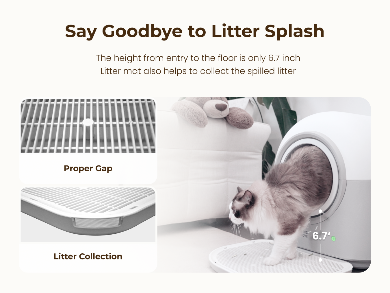 An application scenario or product detail of how often do you clean a cat's litter box - Image 19