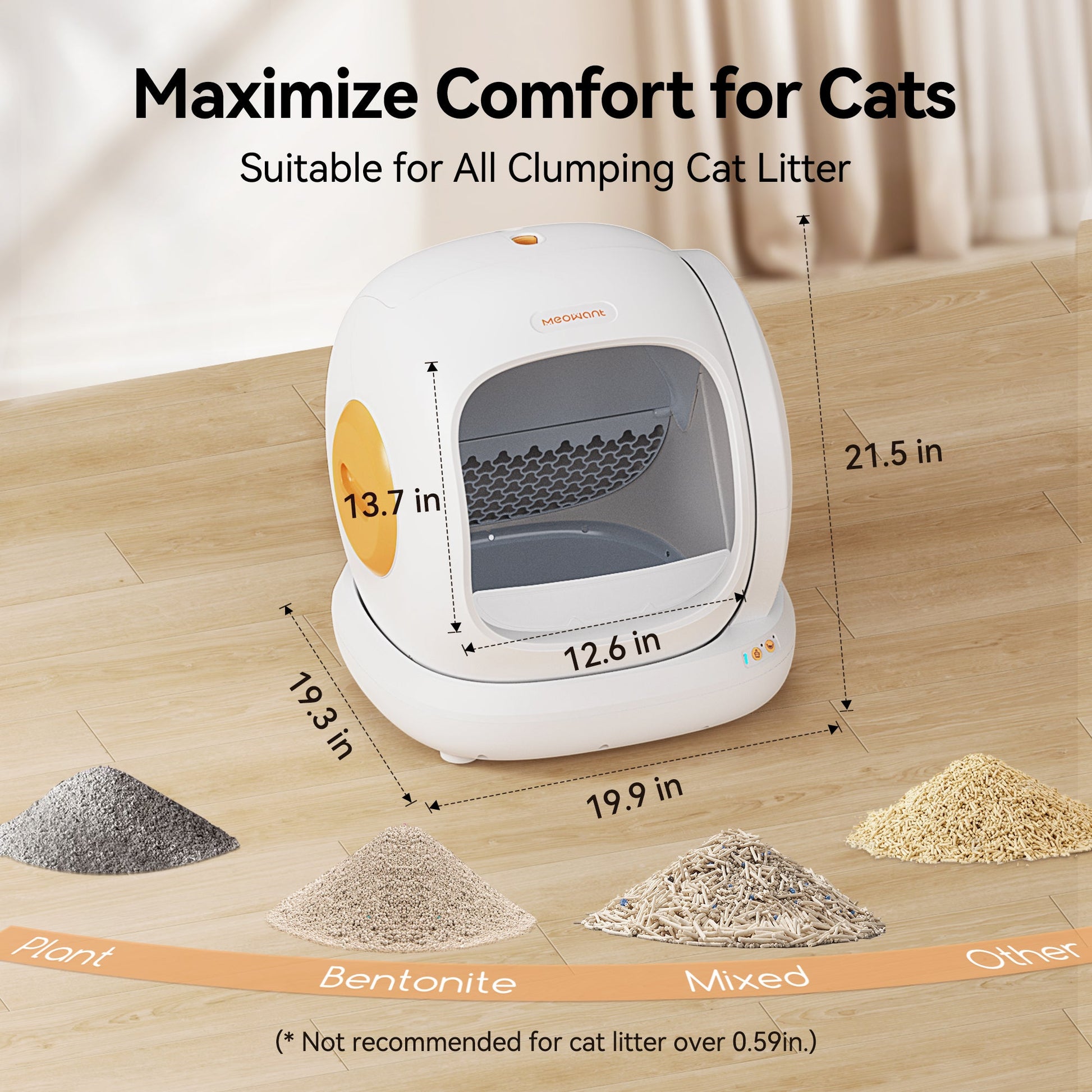 An application scenario or product detail of how to clean a meowant litter box - Image 12