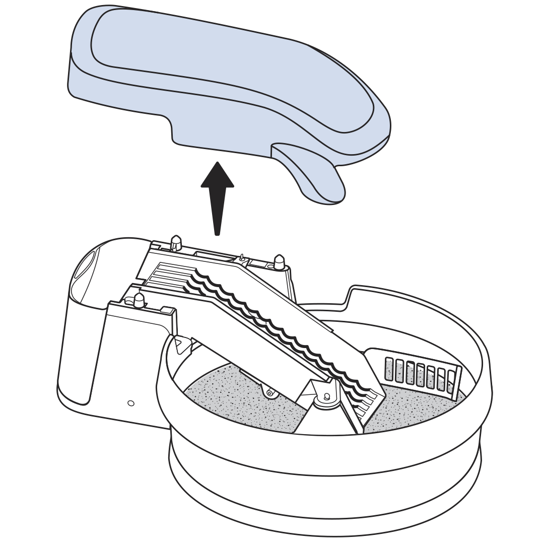An application scenario or product detail of how to clean automatic litter box - Image 6
