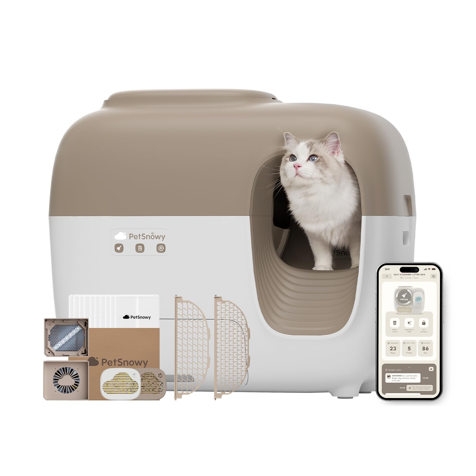 An application scenario or product detail of innovative pet products litter box - Image 12