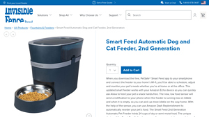 Invisible Fence - Smart Feed Automatic Pet Feeder