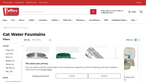 Jeffers Pet - Cat Water Fountains