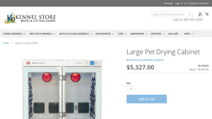 K9 Kennel Store - Large Pet Drying Cabinet