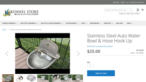 K9 - Stainless Steel Auto Water Bowl