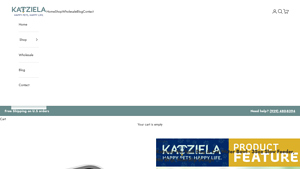 Katziela - No Spill Dog & Cat Water Bowl