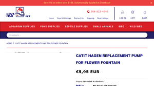 Catit - Replacement Pump for Flower Fountain