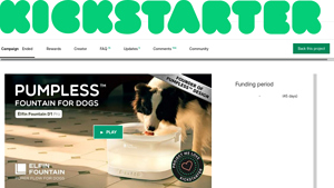 Elfin Fountain - Pumples™ Dog Water Fountain