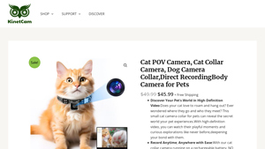 KinetCam - Cat POV Camera