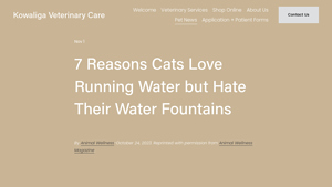 AquaPurr - Self-Cleaning Cat Fountain