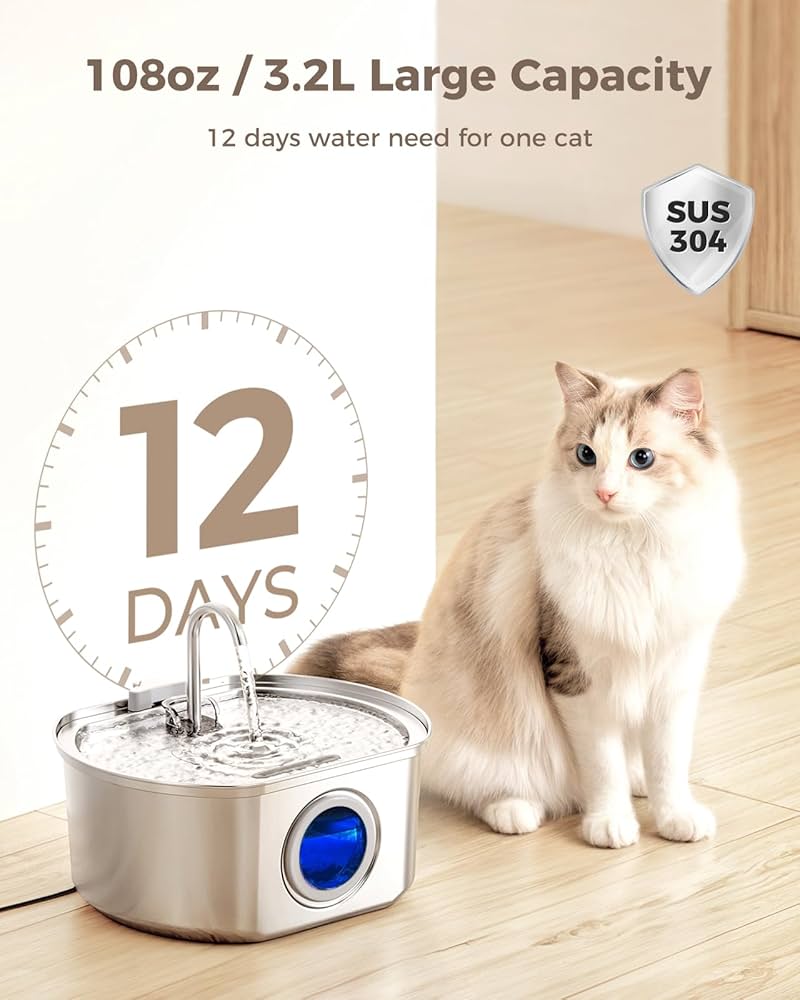 An application scenario or product detail of large cat water fountain - Image 14
