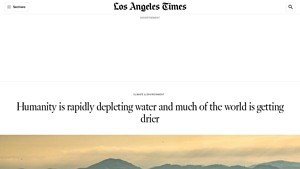 LATimes - Groundwater Depletion Study