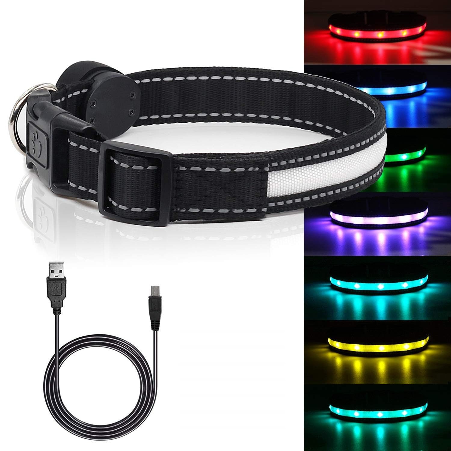 An application scenario or product detail of led lighted dog collar - Image 4