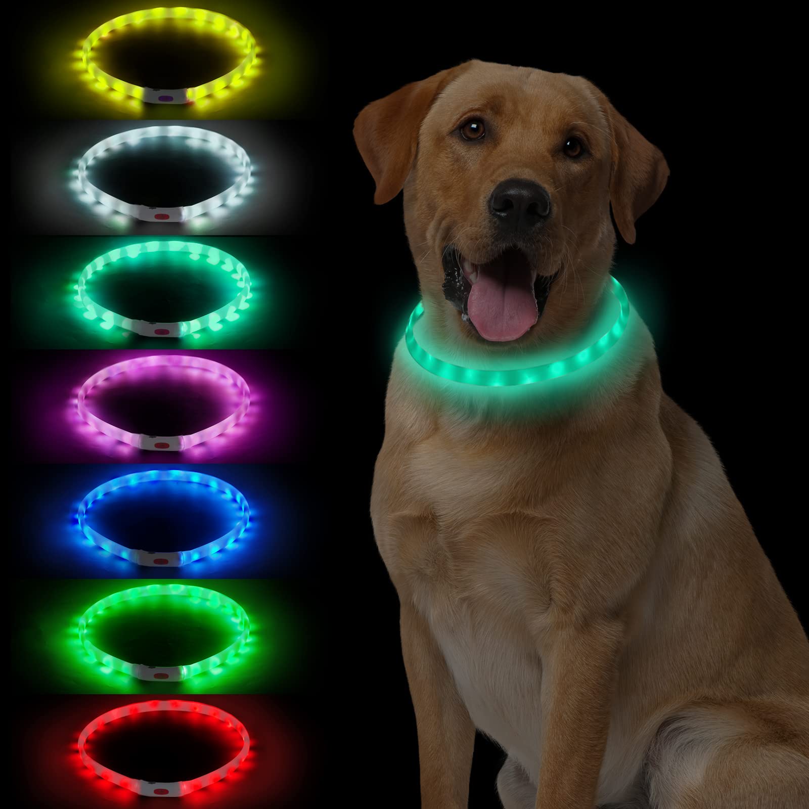 An application scenario or product detail of led lighted dog collar - Image 9