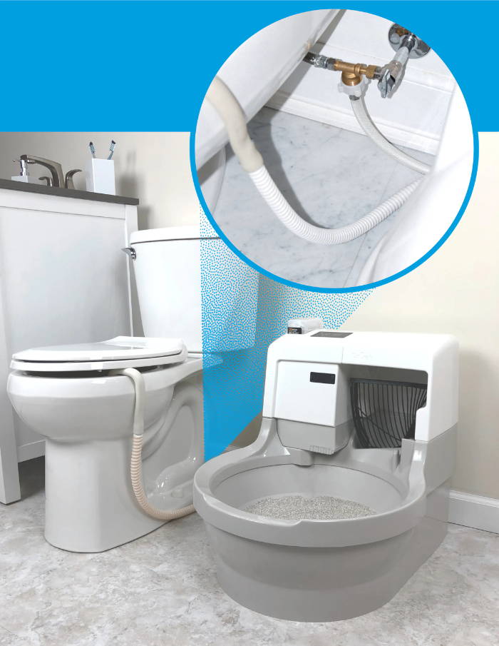 An application scenario or product detail of litter box toilet - Image 2