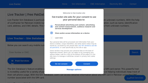 Live Tracker - SIM Database Tool