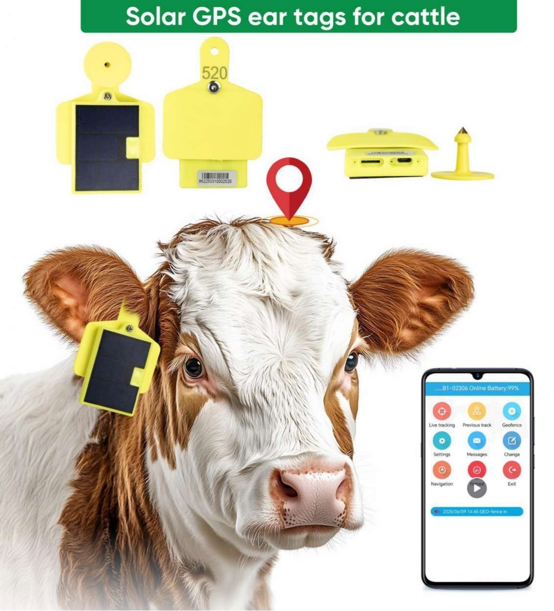 An application scenario or product detail of livestock gps tracker - Image 4