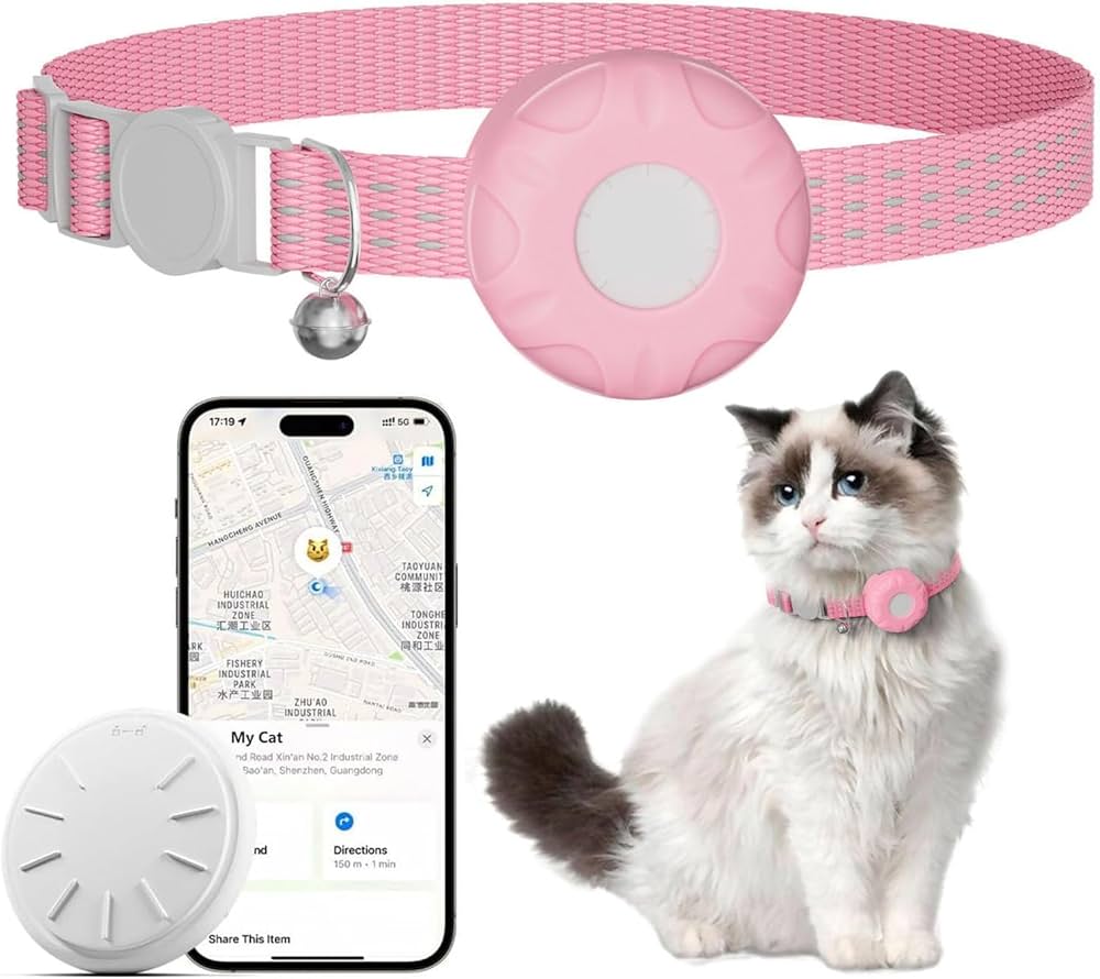 An application scenario or product detail of locator collar for cats - Image 1