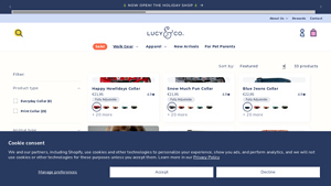 Lucy & Co - Adjustable Dog Collars