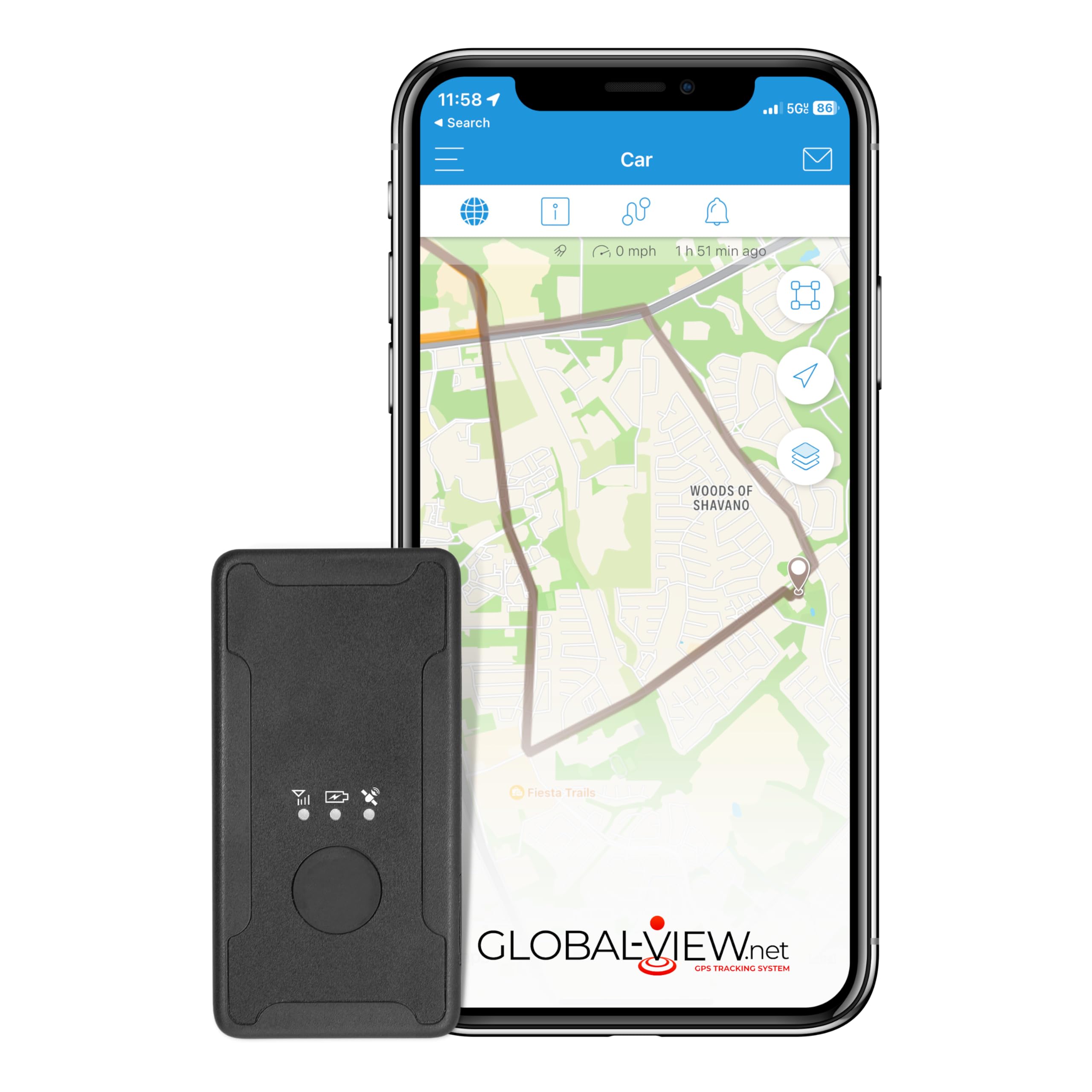 An application scenario or product detail of magnetic mini worldwide gps tracker - Image 1