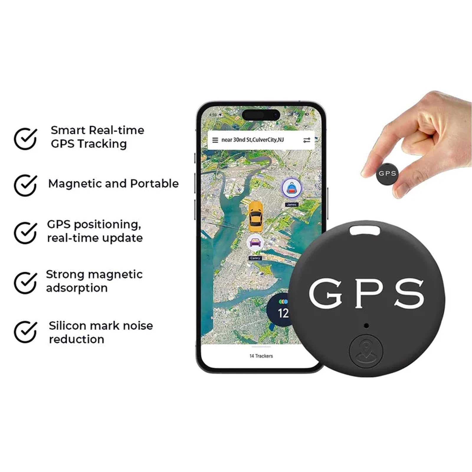An application scenario or product detail of magnetic mini worldwide gps tracker - Image 3