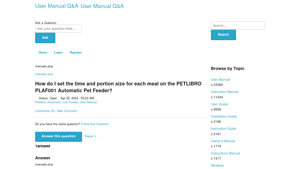 PETLIBRO - PLAF001 Automatic Pet Feeder