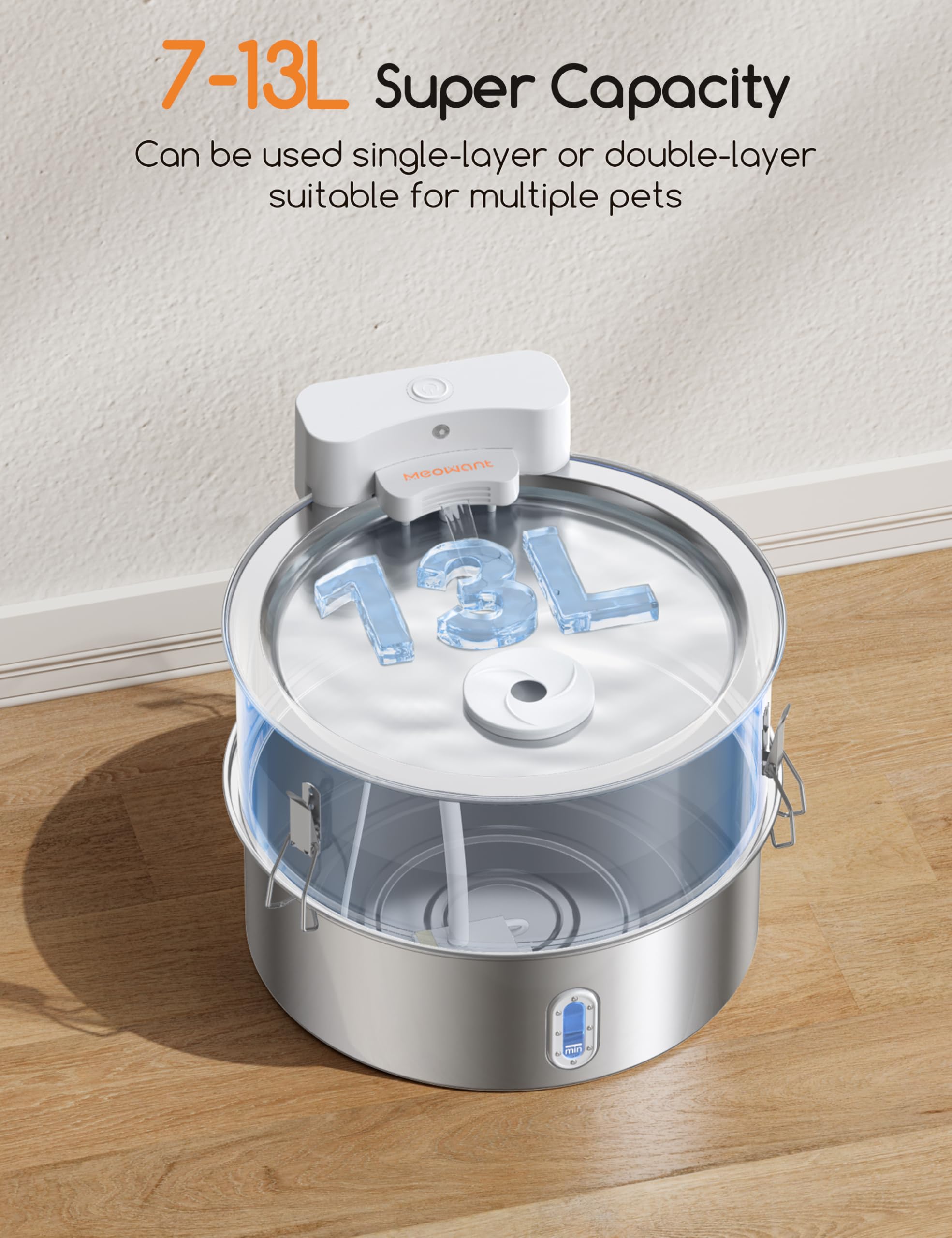 An application scenario or product detail of meowant water fountain - Image 7