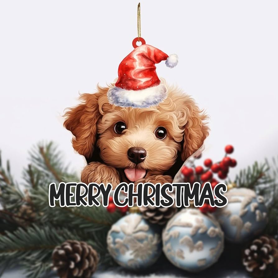 An application scenario or product detail of merry christmas from me and my dog - Image 11