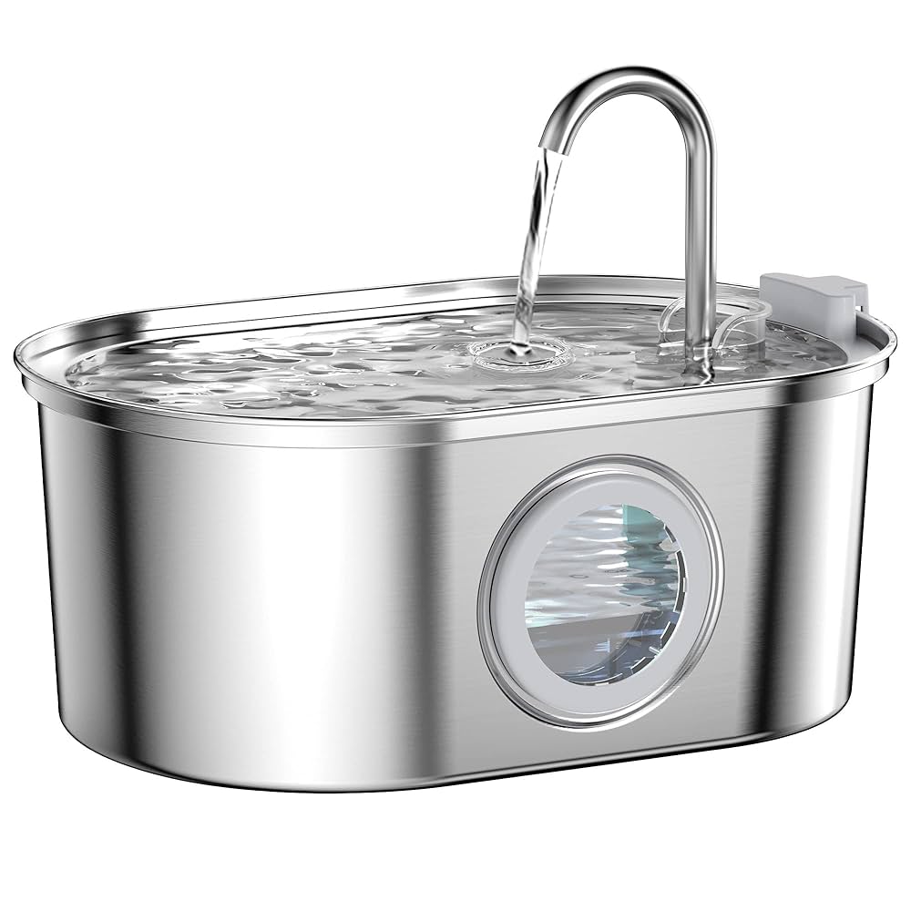 An application scenario or product detail of metal water fountain for cats - Image 17