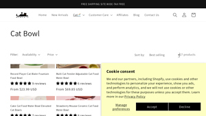 MewCats - Unique Cat Bowls Collection