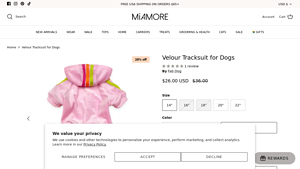 Fab Dog - Velour Tracksuit for Dogs