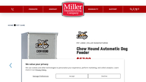 Miller - Chow Hound Automatic Dog Feeder