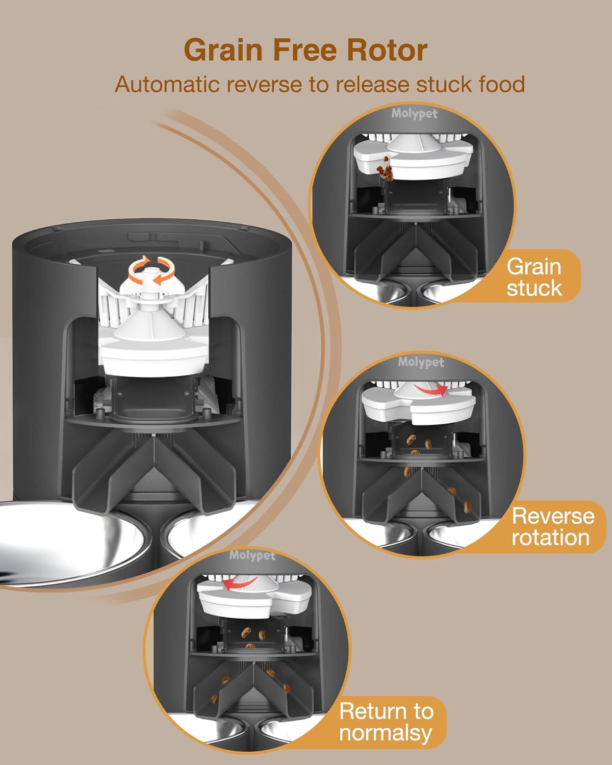 An application scenario or product detail of molypet automatic pet feeder - Image 13