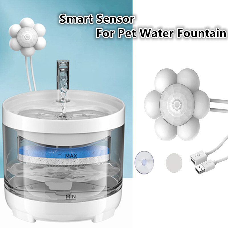 An application scenario or product detail of motion sensor cat water fountain - Image 9