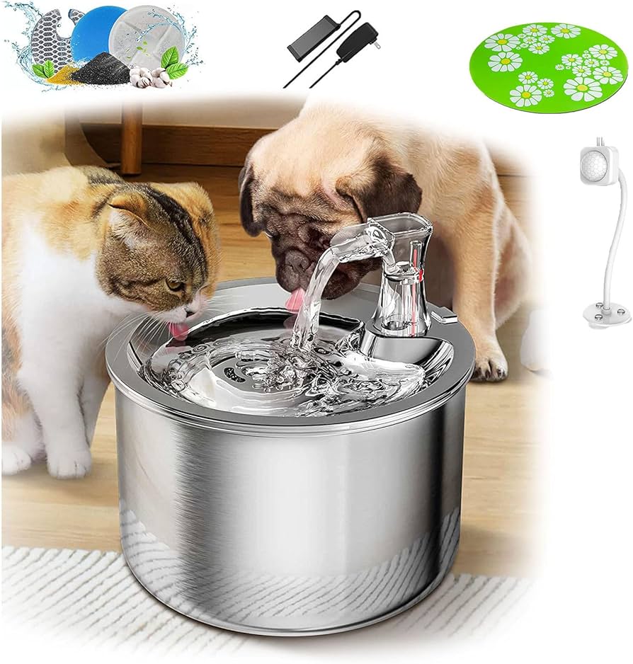 An application scenario or product detail of moving water cat bowl - Image 1