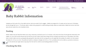 MT Martha Vet - Baby Rabbits Care