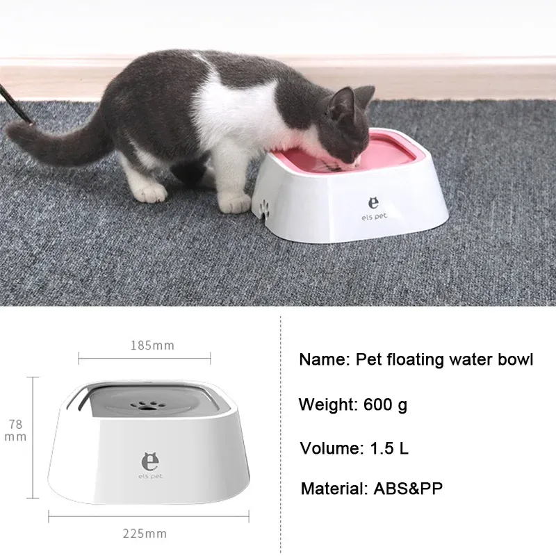 An application scenario or product detail of non spillable cat water bowl - Image 5