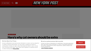 NY Post - Cat Safety Tips