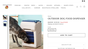 Official Doghouse - Outdoor Automatic Dog Food Dispenser