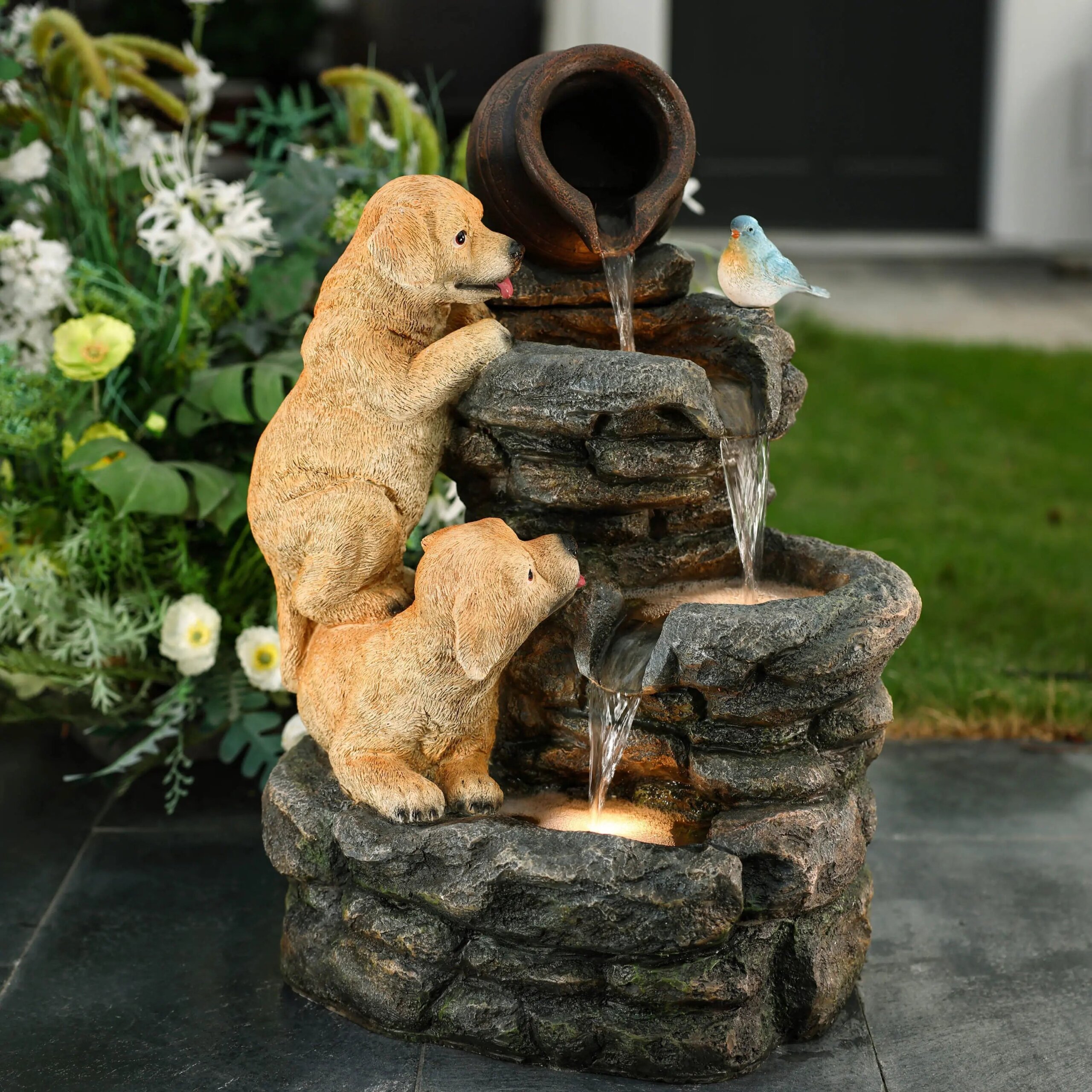 An application scenario or product detail of outdoor water fountain for pets - Image 9